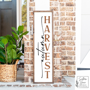 Autumn Harvest | Fall Wood Sign