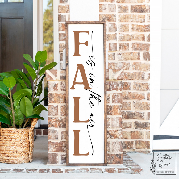 Fall Is In The Air | Fall Wood Sign