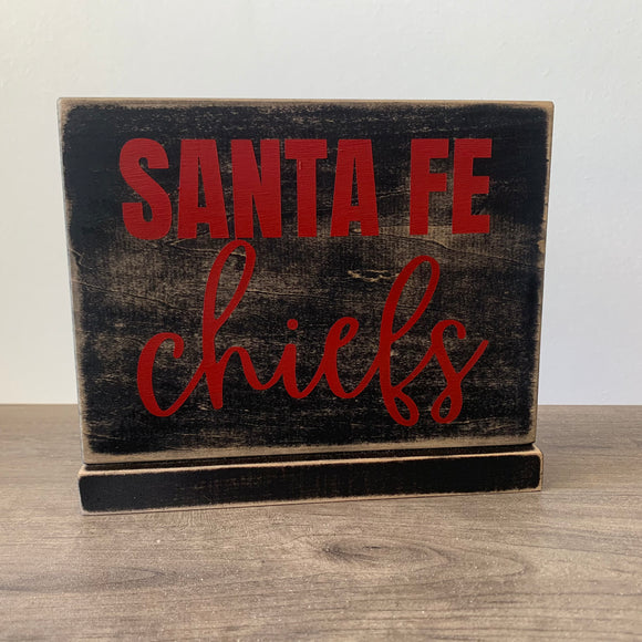 Santa Fe Chiefs 6x8 Shelf Sitter