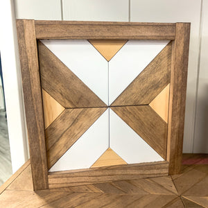 Geometric Mosaic Wood Sign | 8x8 #6 | Boho Decor | Home Decor