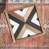 Geometric Mosaic Wood Sign | 12x12 #4 | Boho Decor | Home Decor
