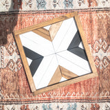 Geometric Mosaic Wood Sign | 12x12 #5 | Boho Decor | Home Decor
